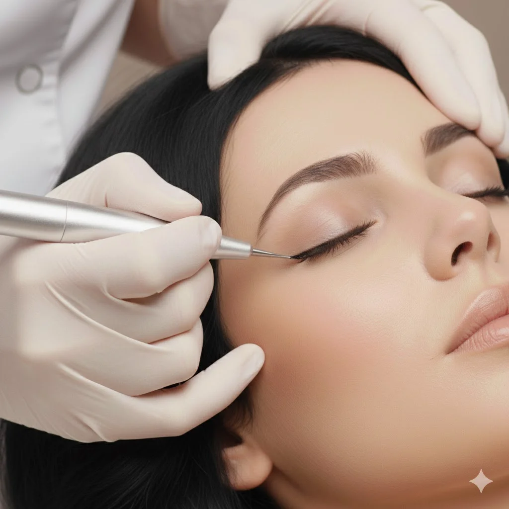 Kalıcı eyeliner işlemi